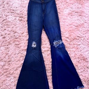 Flared jeans